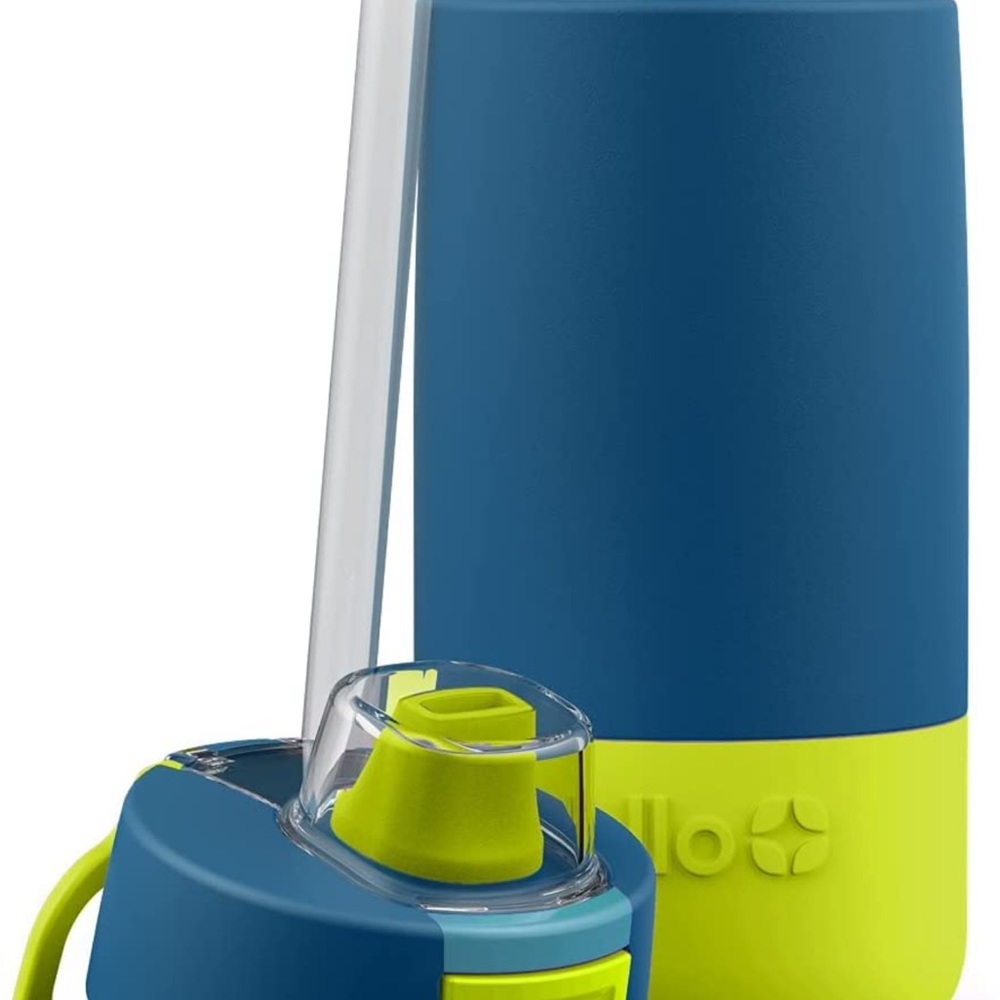 Ello Kids Colby 12oz Stainless Steel Insulated Water Bottle with Straw - Picture 4 of 6